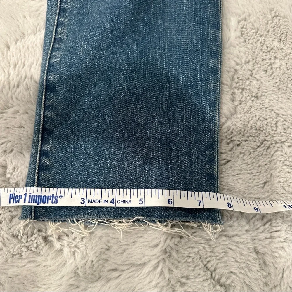 J Brand Adele Straight Jeans Sorority Raze Light Wash Raw Hem Women’s 27